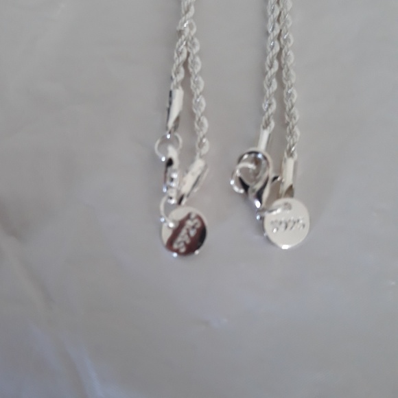 Luxury Men's Women 925 Silver 2MM Necklace - Picture 6 of 6